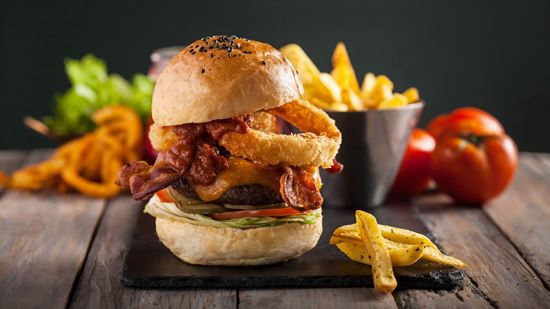 The Cowboy Burger - Stacked